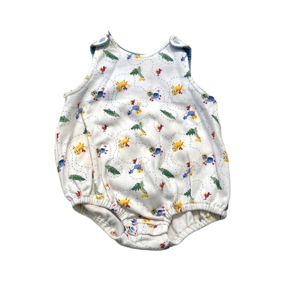 Vintage Honey Pot Bodysuit White Animals - Picture 1 of 9